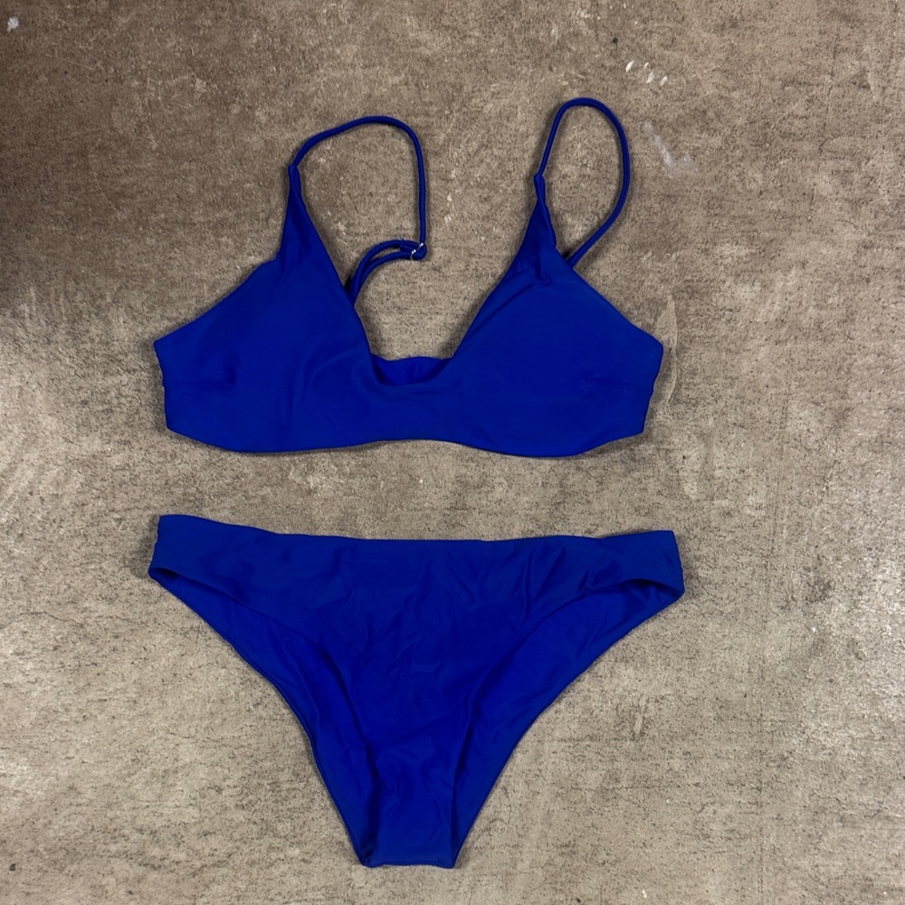 Zaful Royal Blue Bikini Set